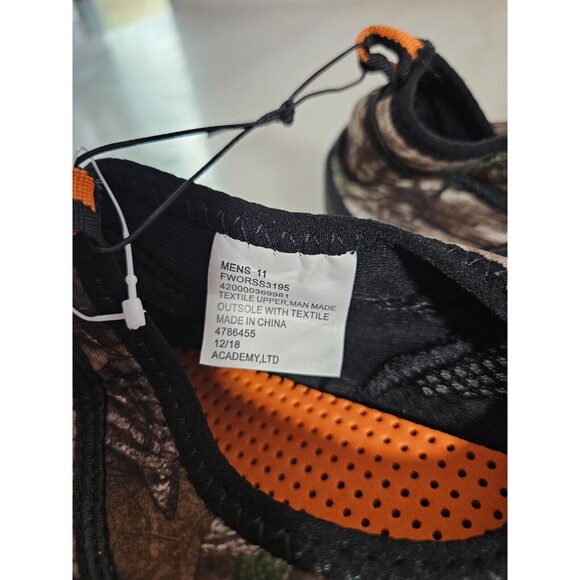 Realtree Men's Camo Water Shoes Slip On Mesh Sneaker Aqua Socks Size 11 - Picture 6 of 7